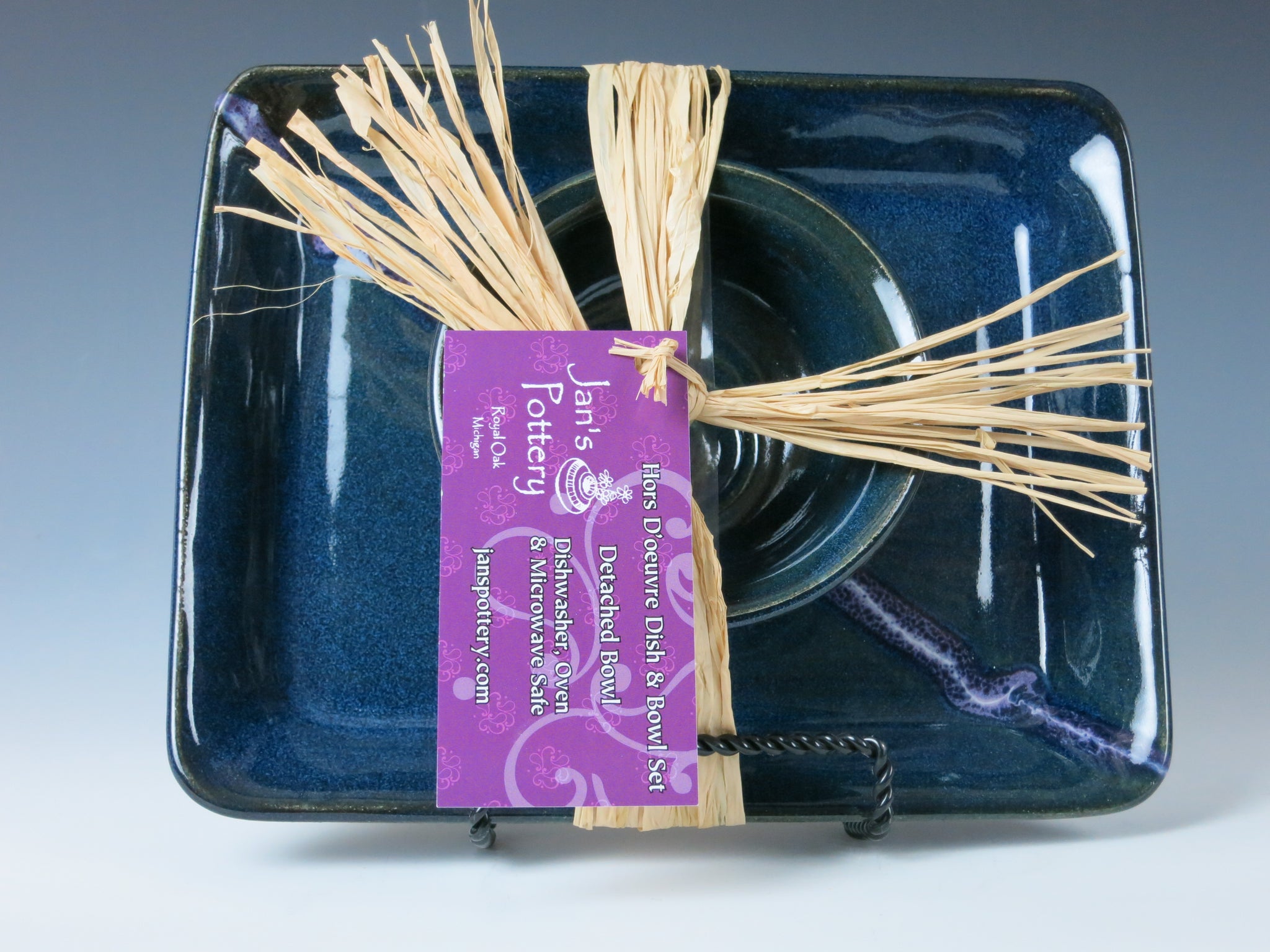 Small Square Plate & Bowl Set