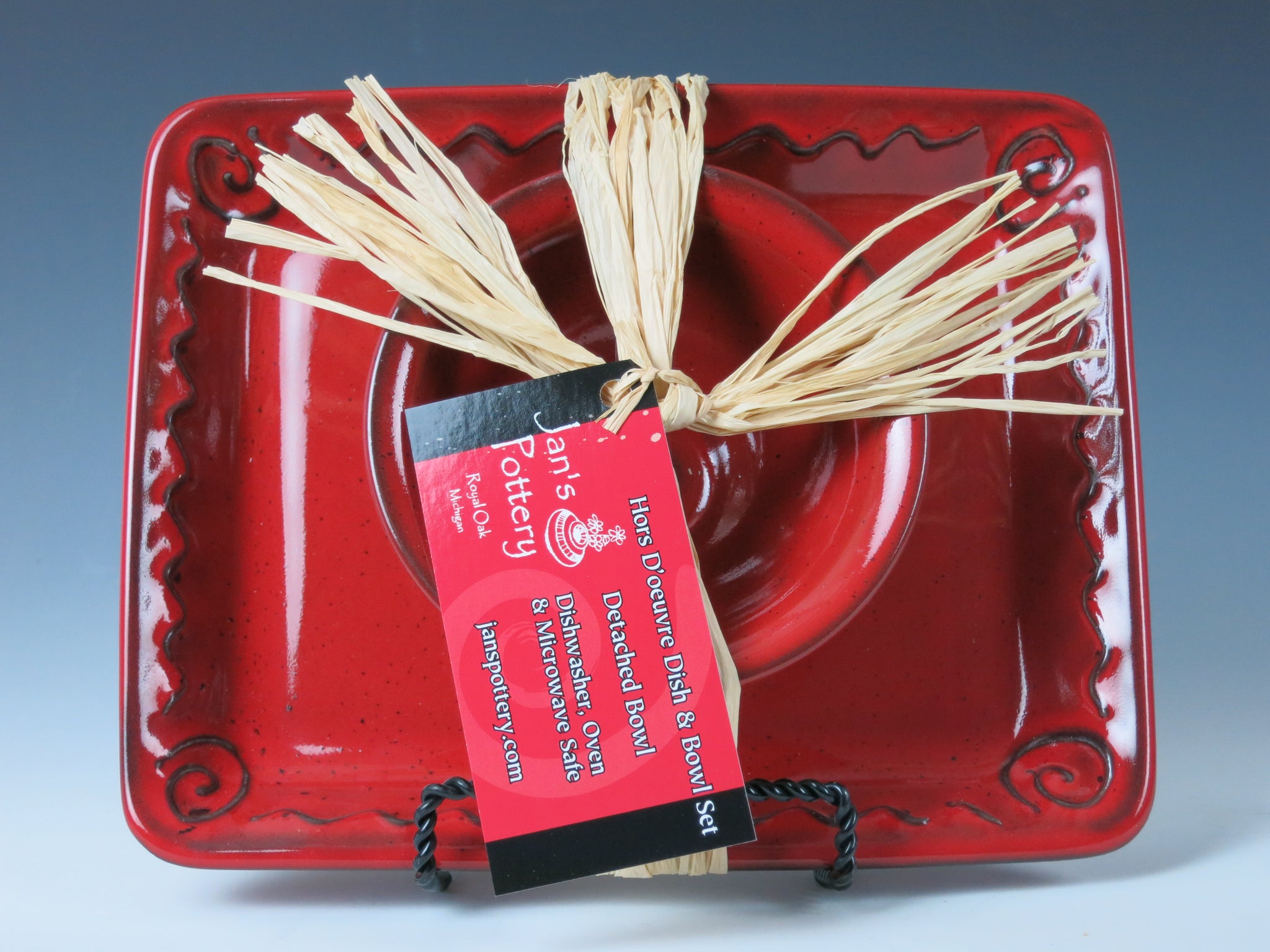 Small Square Plate & Bowl Set